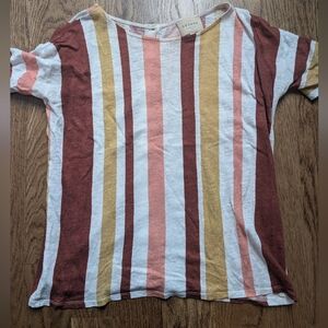 Sezane linen striped tee, small